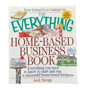 Home Based Business Entreprenuer Book  How to Run a Business Jack Savage 2000 u